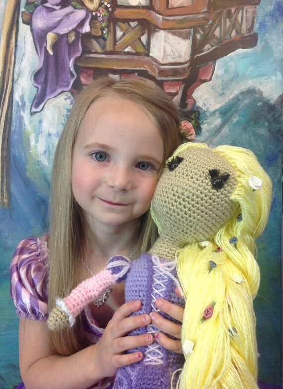 Rapunzel Tangled Crochet Pattern by SarahBethsBoutique on Etsy