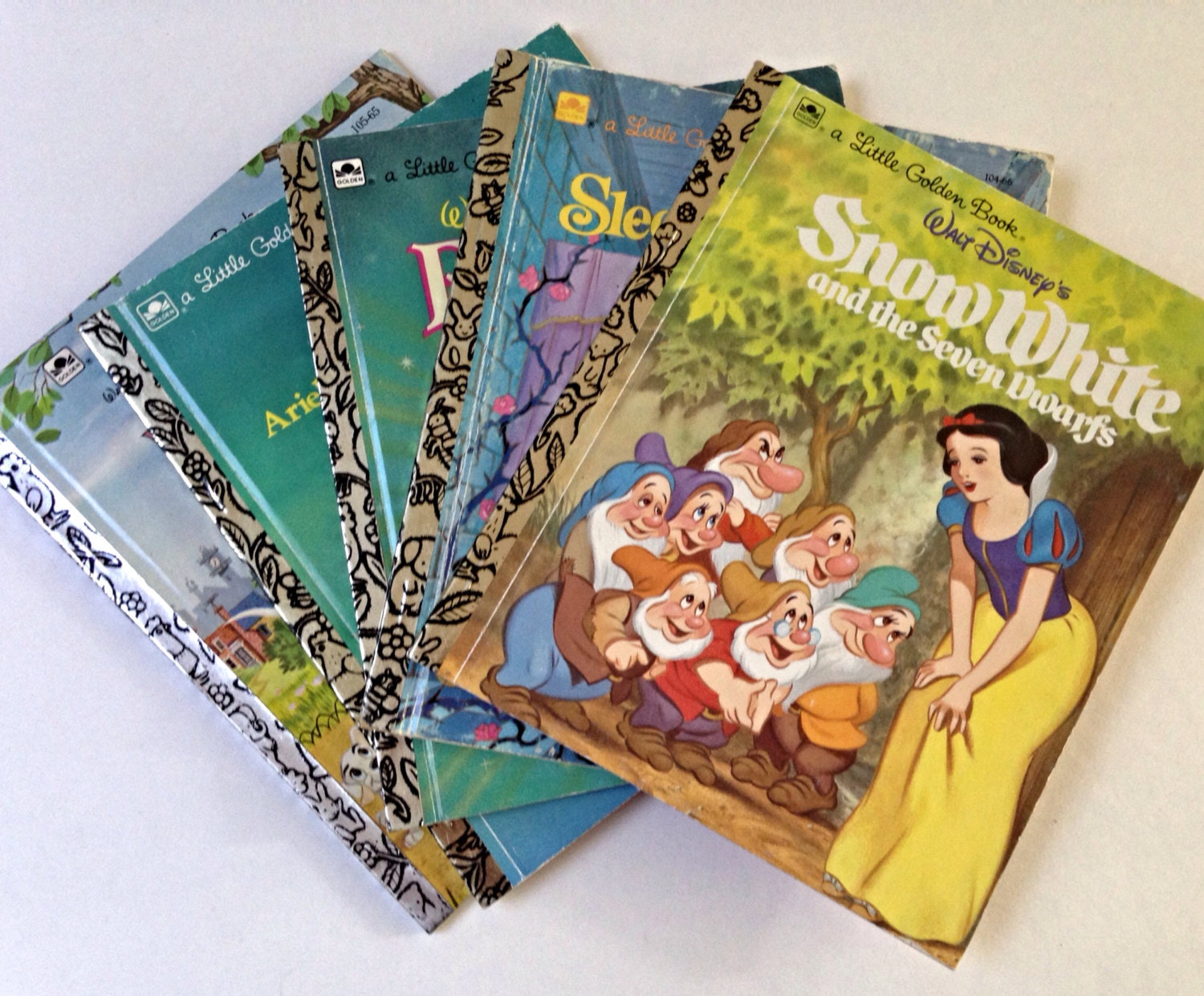 Little Golden Books Set of 5 Walt Disney by ...