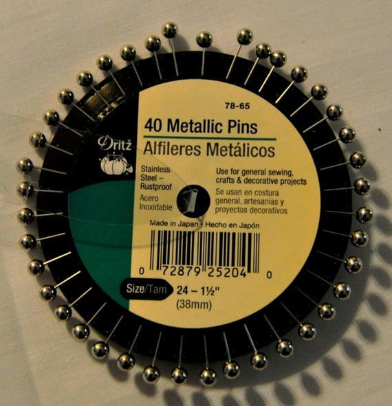 Sewing Pins Stainless Steel and Rust Proof by SewWhateverAndGifts