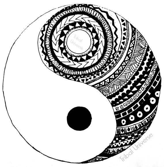 symbols yang yin similar and Etsy Drawing similar and to and Yang Pen Ink  Yin  on Items