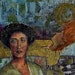 Original Art Mixed Media Collage Dream Guardian