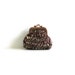 Tweed Burgundy Coin Purse Knitted