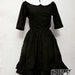 The Classic Black and White Dress
