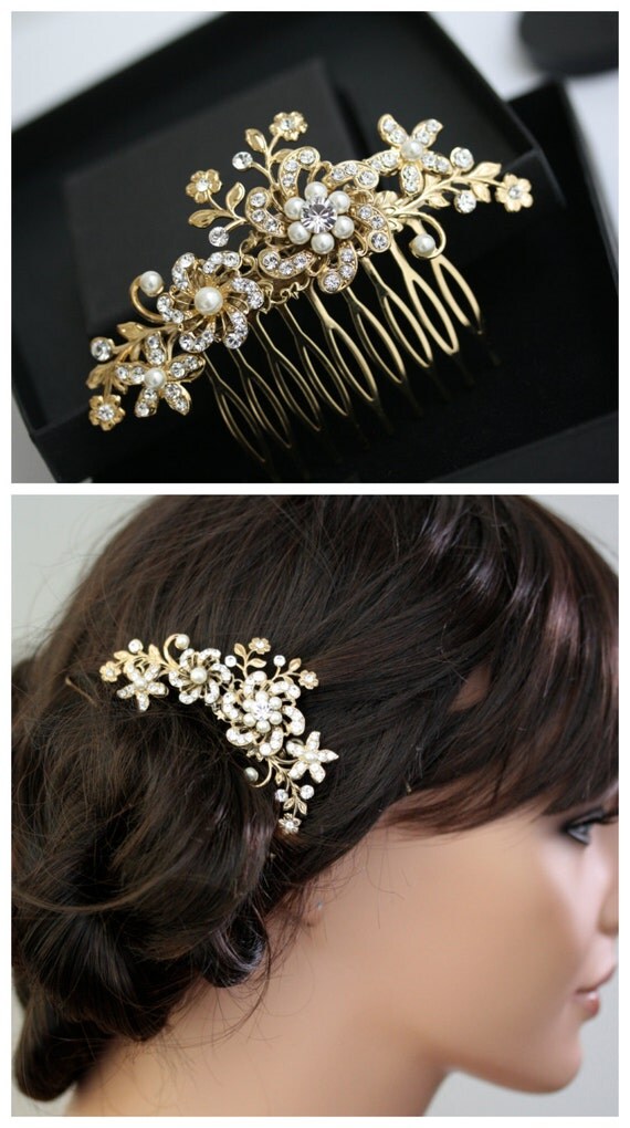 Gold Vintage Hair Accessories 9