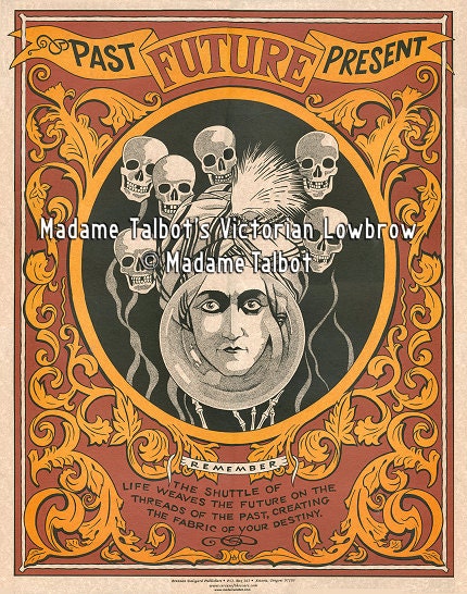 Fortune Teller Poster Madame Talbot's Victorian Lowbrow