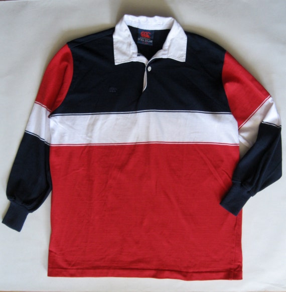Men's rugby shirt Canterbury of New Zealand in red navy