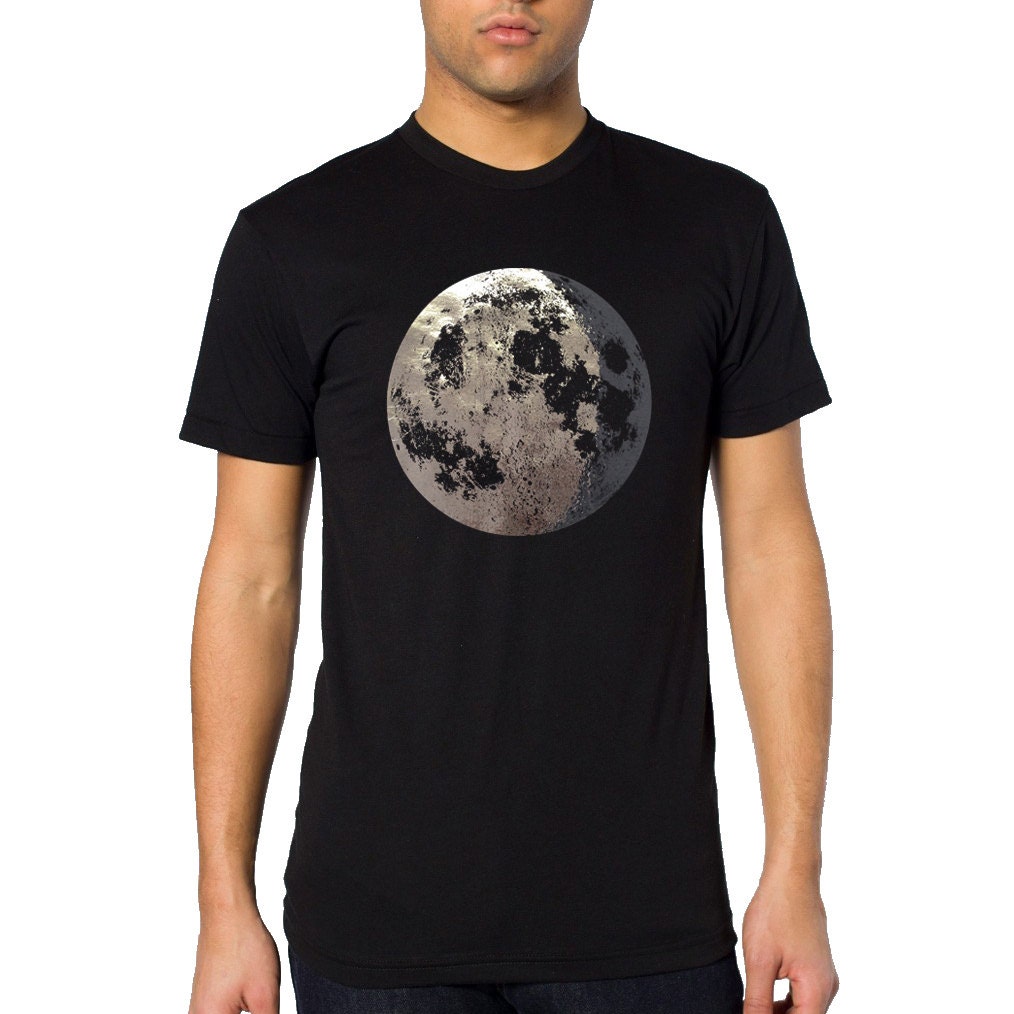 Moon Shirt Mens Full Moon tShirt Mens Moon t shirt Moon