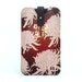 Leather iPhone 5 / new iTouch Case - Chrysanthemums in Oxblood red