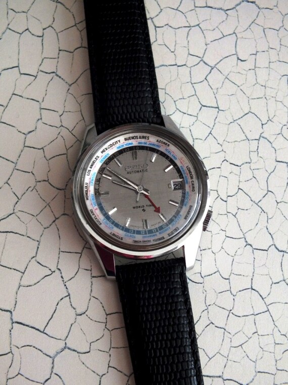 seiko vintage world time