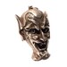 Satan Himself in 999 Fine Silver. By Silversmith Henryk Winograd. Vintage Devil Pendant.