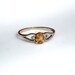 Retro 10k Gold Ring with Citrine