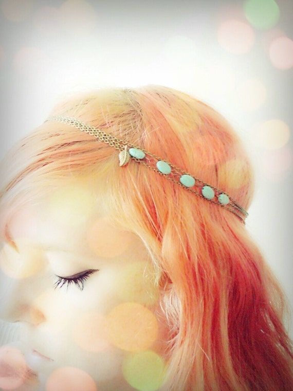 Chain Headpiece Boho Head Jewelry Bohemian Headband Boho