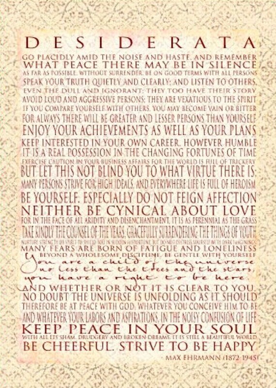 Write My Research Paper For Me Essay About Desiderata 2017 09 29