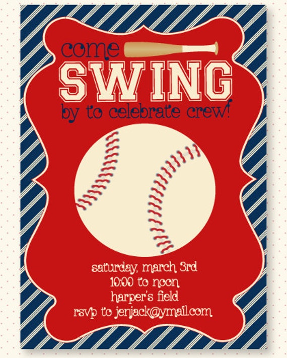 Baseball Banquet Invitations 6