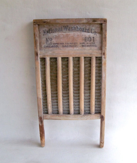 Antique National Washboard No. 801 The Brass