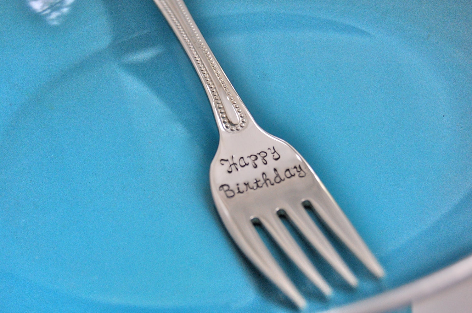 Happy Birthday fork... sweet keepsake tradition by LoreleiVella