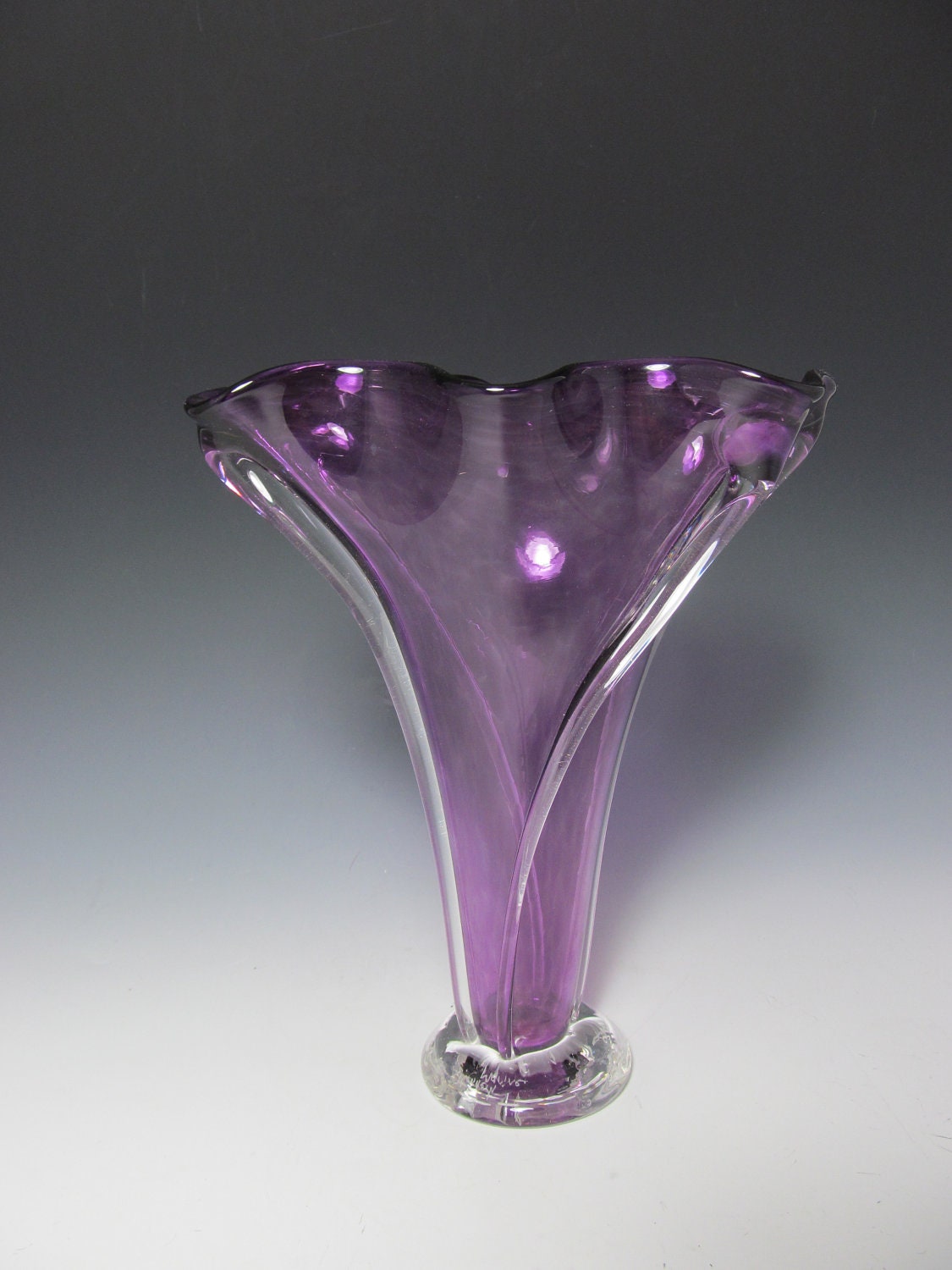 Purple Glass Vase Multi Bit Glass Vase Glass Vase Flower