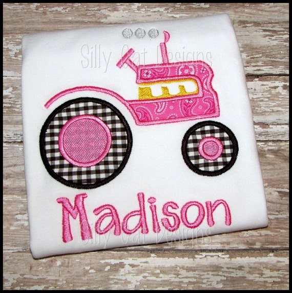 classic designs etsy by Design Vintage Tractor Applique on SillyCatDesigns Etsy