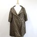 Plus Size Coat Vintage 1970s New Years Eve Metallic Coat - 2X / 3X