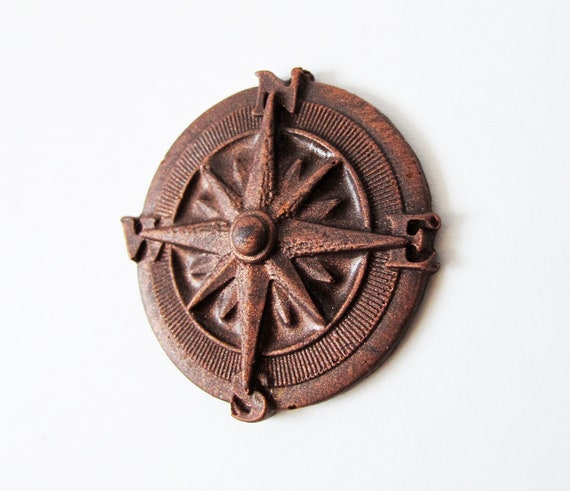 5 Chocolate Compasses: Burnt Copper Il_570xn