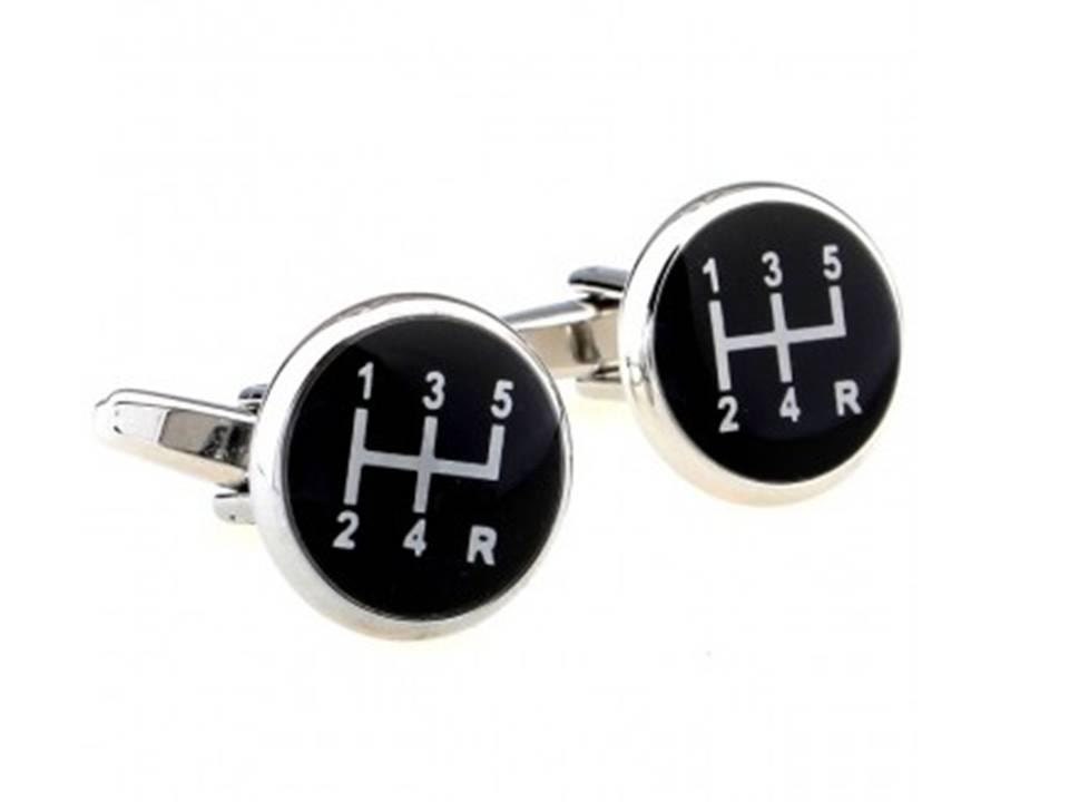 Gear Shifter Cufflinks Groomsmen Gift Men's Jewelry