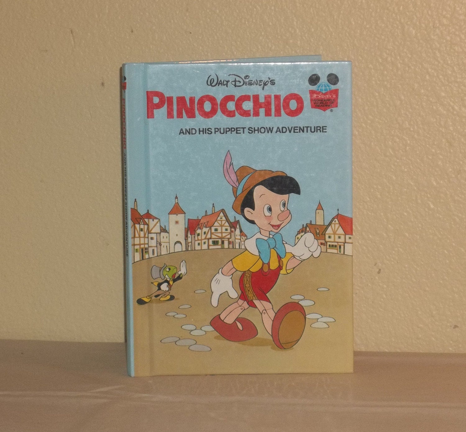 SALE Vintage Pinocchio Walt Disney Book by CountryVillagePrims