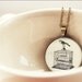 Someday i'll Fly (bird cage illustration necklace)