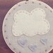 Raining Grey Hearts // Sweet Nursery Decor // Hoop Art