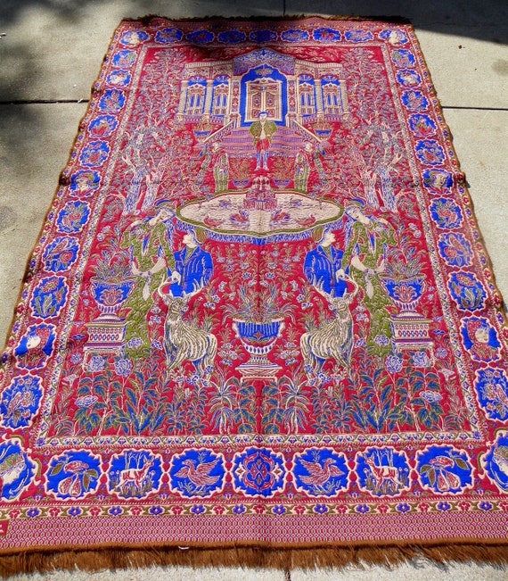 Persian / Iranian Woven Rug Blanket Wall Hanging