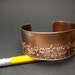 Flowers In Full Bloom Etched Cuff