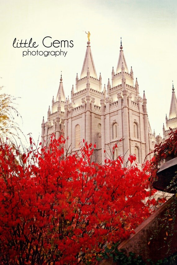 gift wedding art word I'm Fine Print Art Utah City Temple Salt LDS Lake