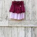 Berry Pretty Pixie Skirt-Halter upcycled boho conversion skirt eco friendly smocked halter top pink