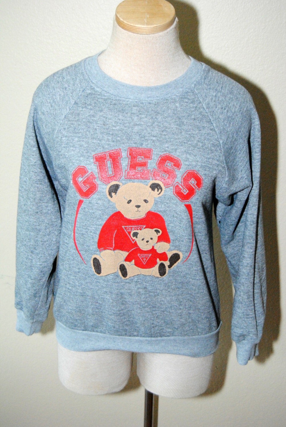 guess bear sweatshirt