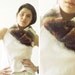 Knit infinity scarf multicolor - women circle scarf - loop neckwarmer