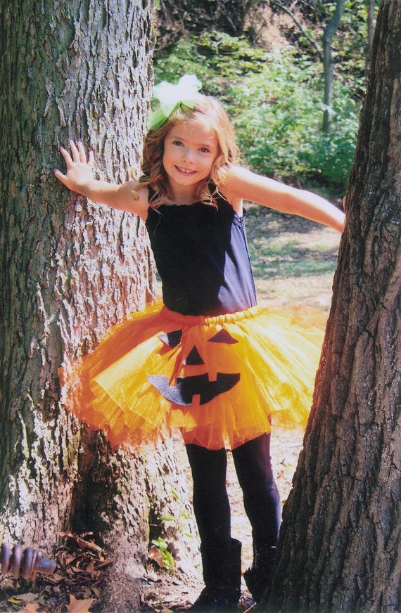 Items similar to Pumpkin Tutu Halloween Costume Preemie big girl