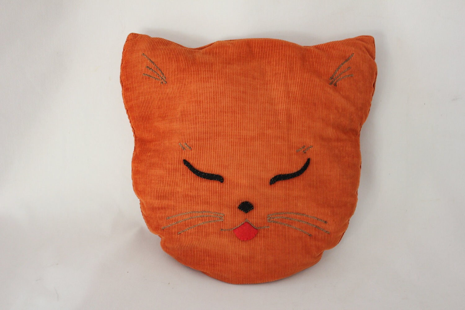 plush cat pillow