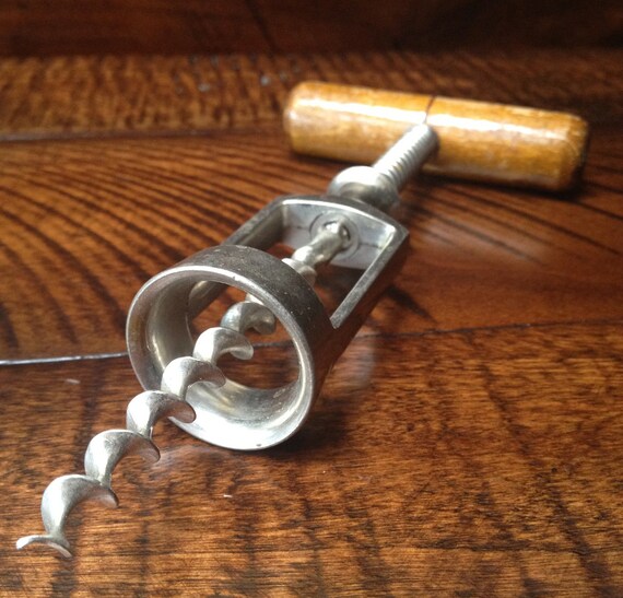 Vintage German Cork Screw Wine Opener with by HudsonValleyVintage