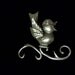 Darling Singing Bird Brooch in Sterling Silver