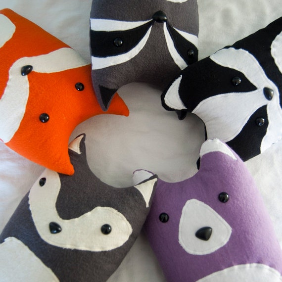 plush craft woodland friends