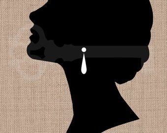 Elegant woman silhouette graphic image no217 image transfer to Elegant woman silhouette graphic image no217 image transfer to