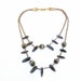 Topaz Quartz Necklace, Gemstone Strand Necklace, Handmade Necklace, Smokey Topaz Necklace, Brown Necklace, Fall Jewelry