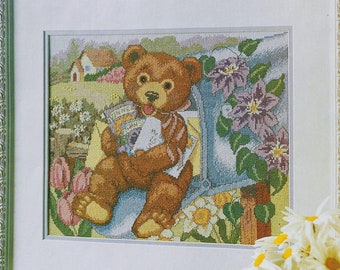 Barbary Sestock SPRING IS HERE Picture - Counted Cross Stitch Pattern Chart - fam