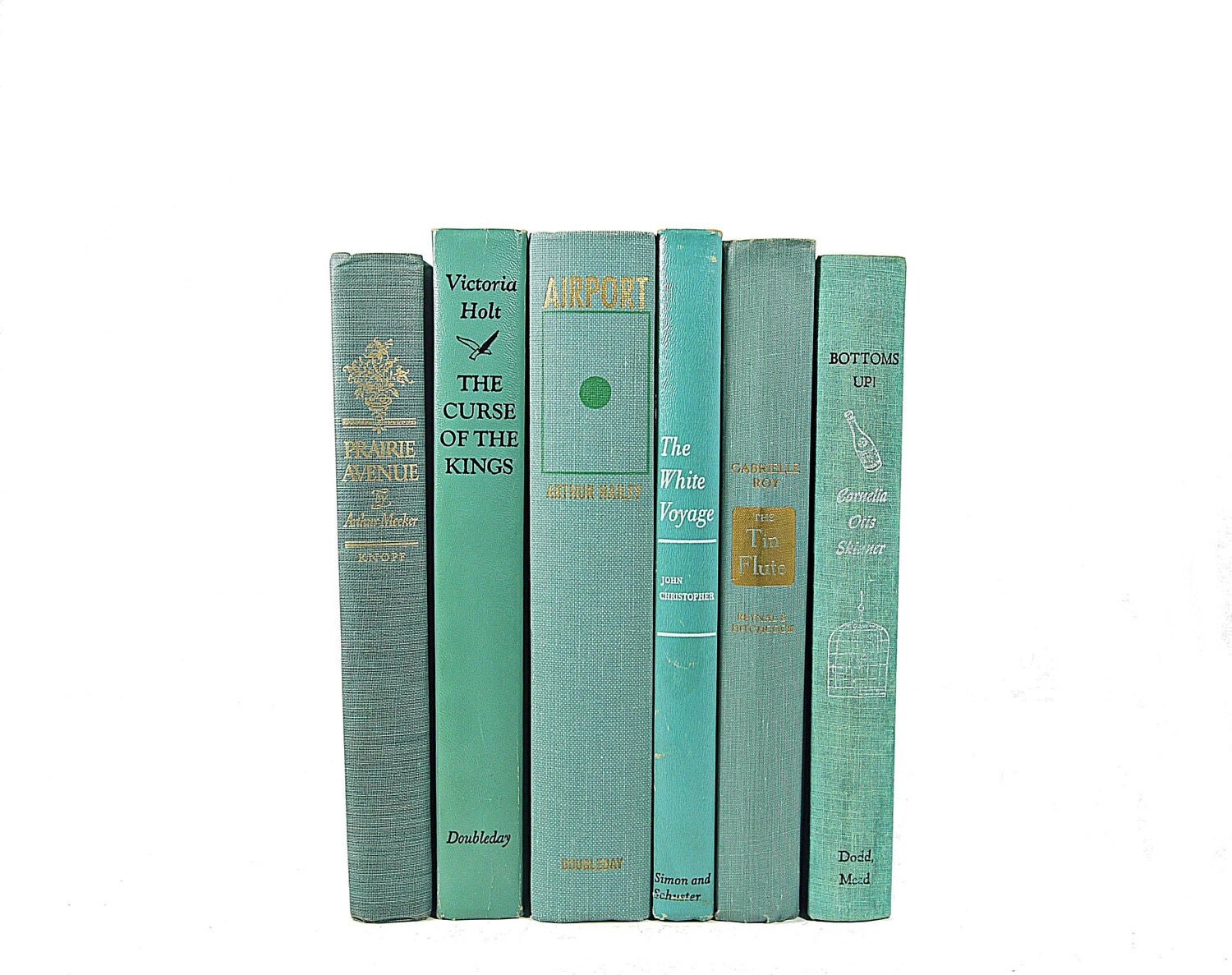 TURQUOISE TEAL Book Collection Interior Design by BookStyles