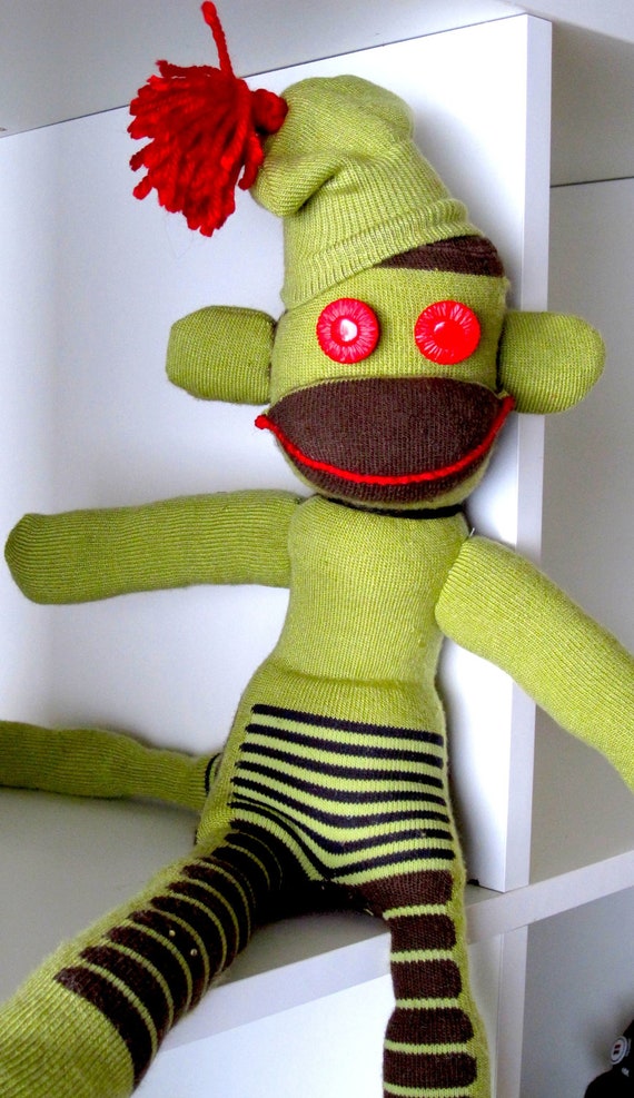 Big Green Sock Monkey