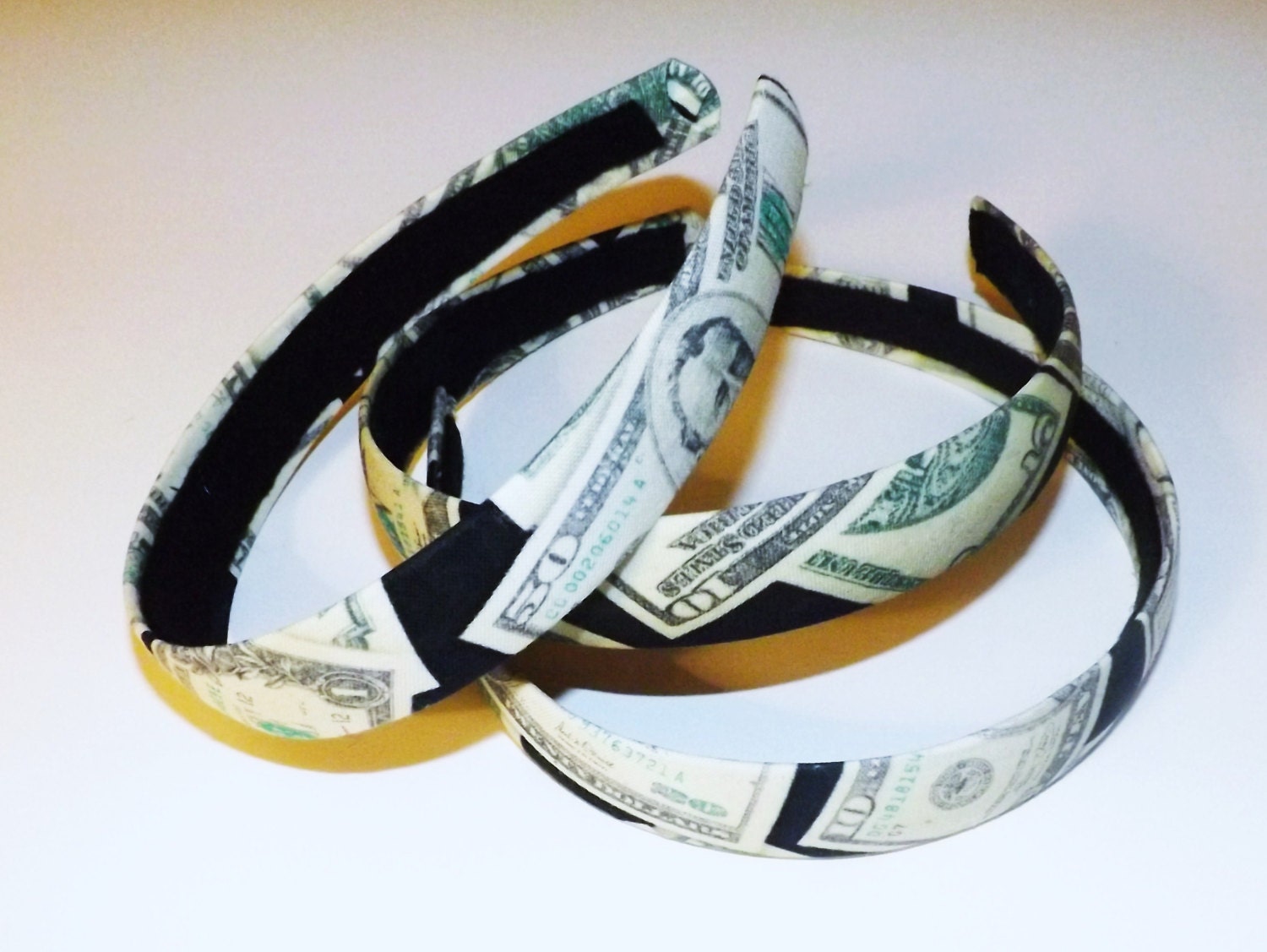 Cash Money Headband Fabric Covered Headband Comes As