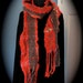 Red Everyday Scarf in red brown