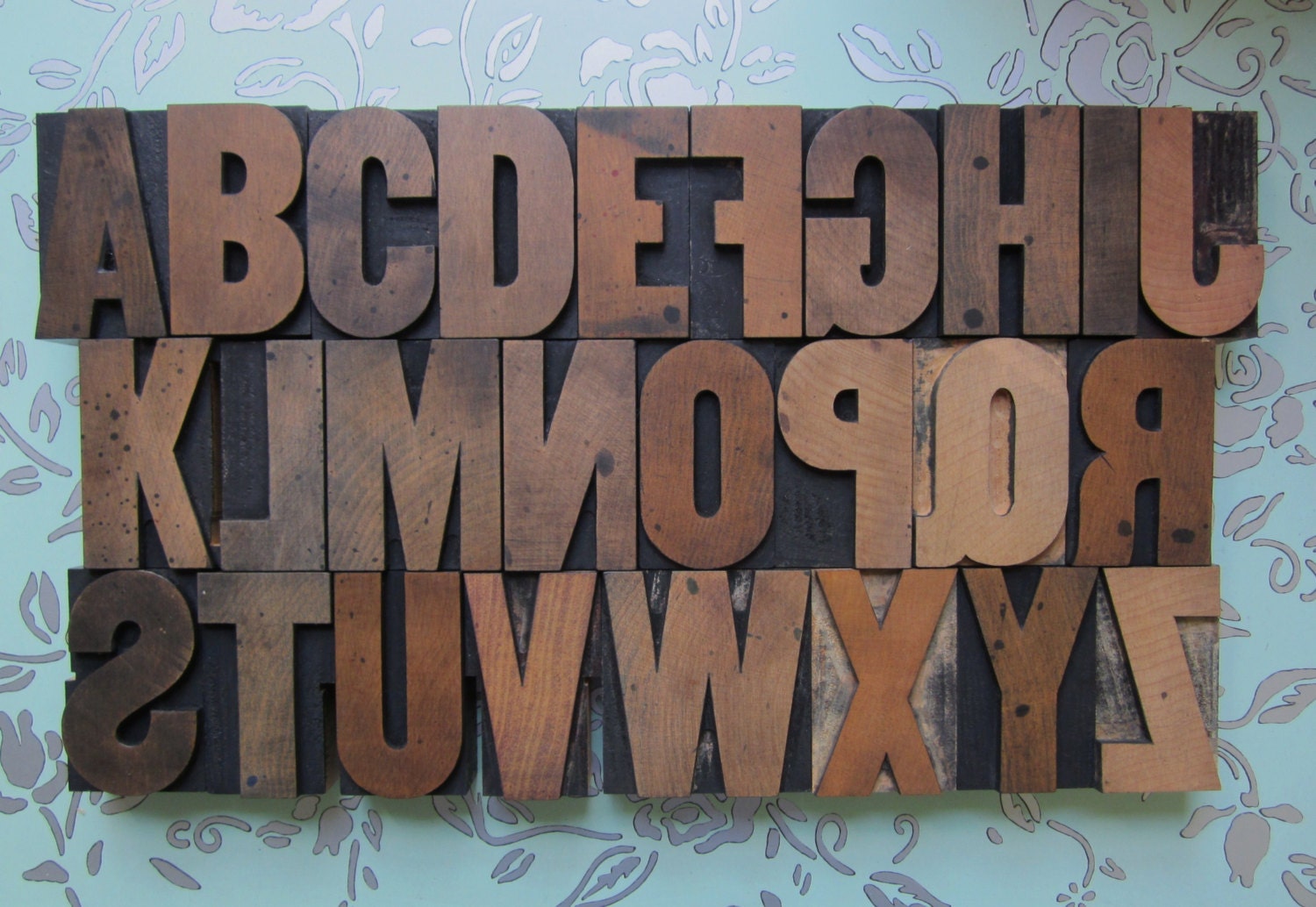 letterpress types