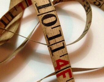 2ft Vintage AGED MEASURING TAPE Fabric Length
