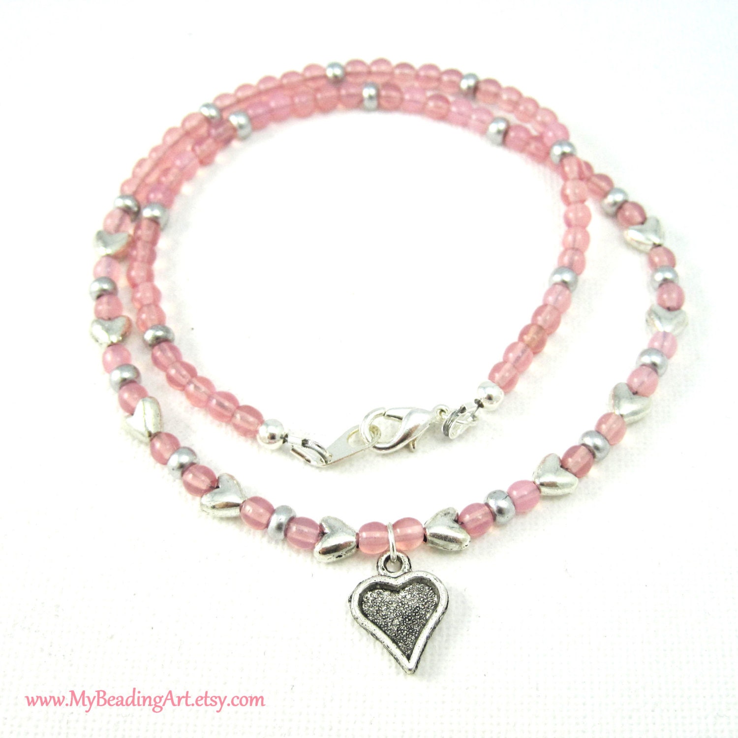 Child Necklace Toddler Jewelry Kids Jewelry Pink Necklace