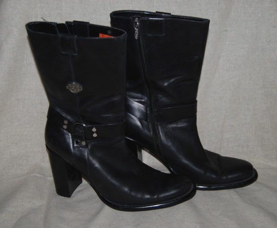 HARLEY DAVIDSON womens high heeled size 10 boots